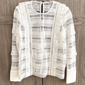 NWT- Self-Portrait Lace Blouse